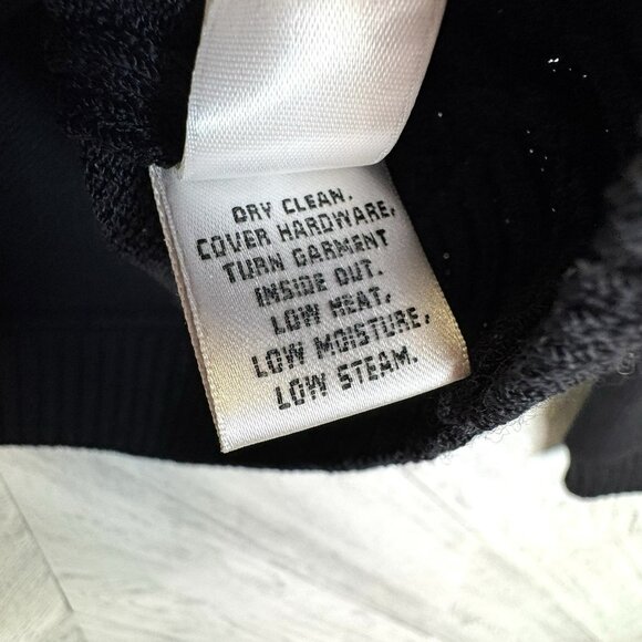 St. John Sport Cardigan Sweater Size Medium Colorblock Zip Front Wool Blend - Picture 6 of 9